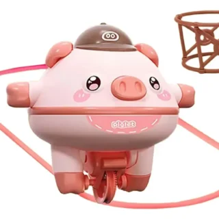 Juguete Cerdo Equilibrista En Monociclo