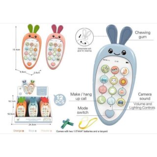 Teléfono Juguete Interactivo Infunbebe Luz y Sonidos