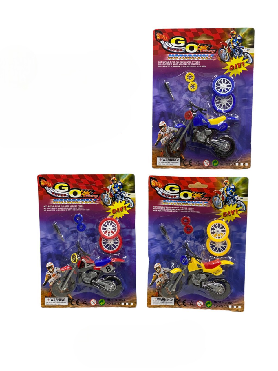 Mini Moto Juguete con Accesorios