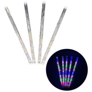 12 Varita Luminosa Candy Multicolor, 3 Secuencias De Luz