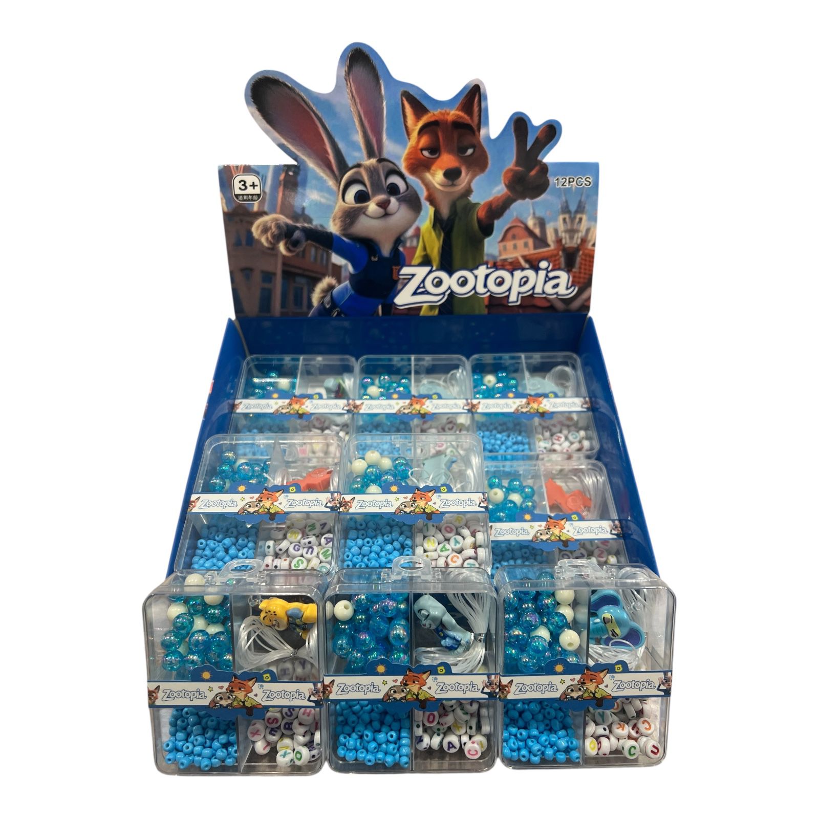 Kit Mostacillas Pulseras Dije Zootopia Tanza