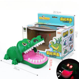 Croky Attack Juego de Mesa Interactivo Ditoys Cocodrilo Muerde Con luz y Sonido