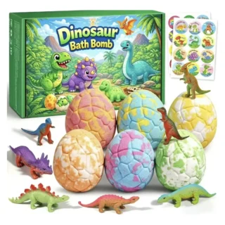 Bombas De Baño Dinosaurio Efervescentes  Fragancia  Juguete Sorpresa