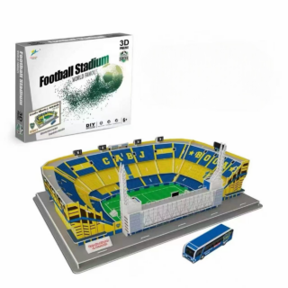 Rompecabezas 3D del Estadio La Bombonera con 83 Piezas