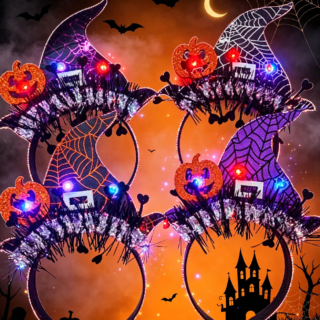 Vincha Halloween Con Luz Led