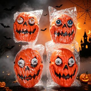 Mascara Calabaza Halloween Con luz